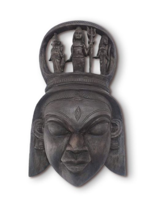 Hand carved wooden wall décor of Illumined Seer