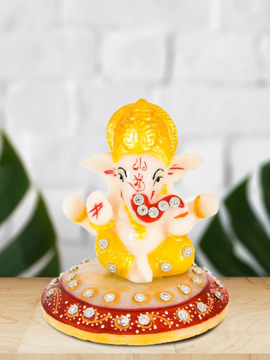 Hand carved Marble Ganesha