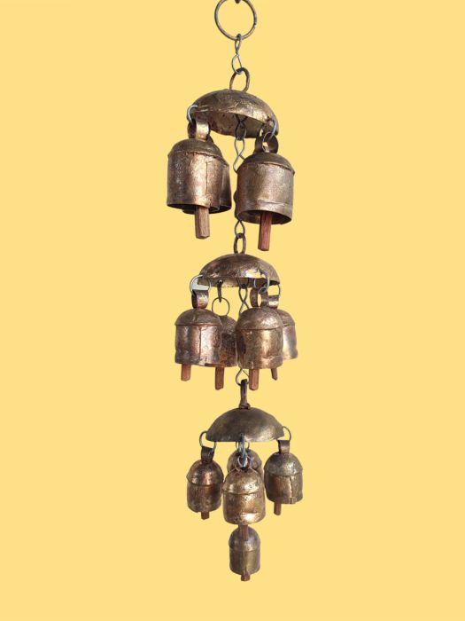 A cluster of 13 sonorous bells