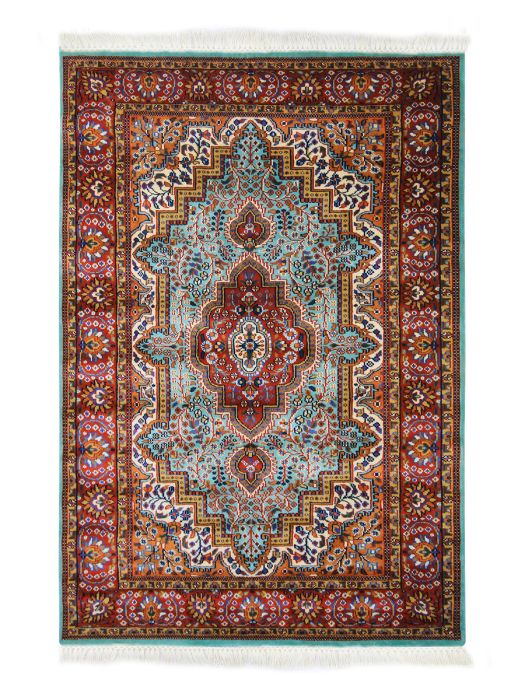 Hand knotted wool carpet