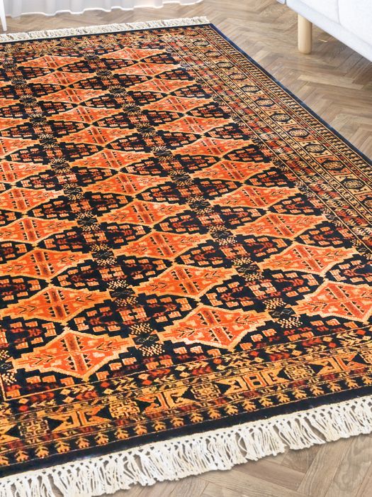 Hand knotted New Zealand wool carpet Turkish Cappadocia design